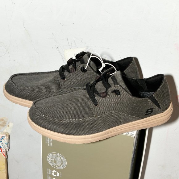 Skechers Black and Tan Loafers - Picture 3 of 6